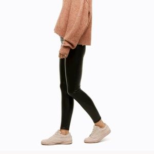 Aritzia Daria Pant Ankle Length Leather Leggings